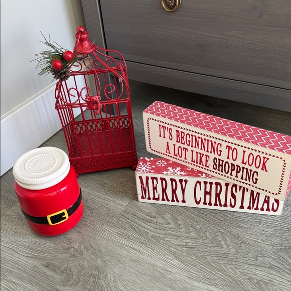 Other - Set of 4 Christmas Decor Items